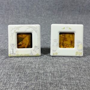 VTG Terragrafics Mice 3x3 Picture Frame Set of 2 Kids Cottagecore 1987 Nursery